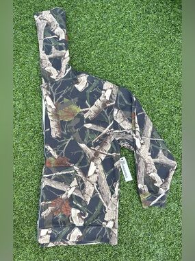 NWT No Boundaries Men 2XL Dark Tree Camo Zip Hoodie Fleece Jacket 🌲